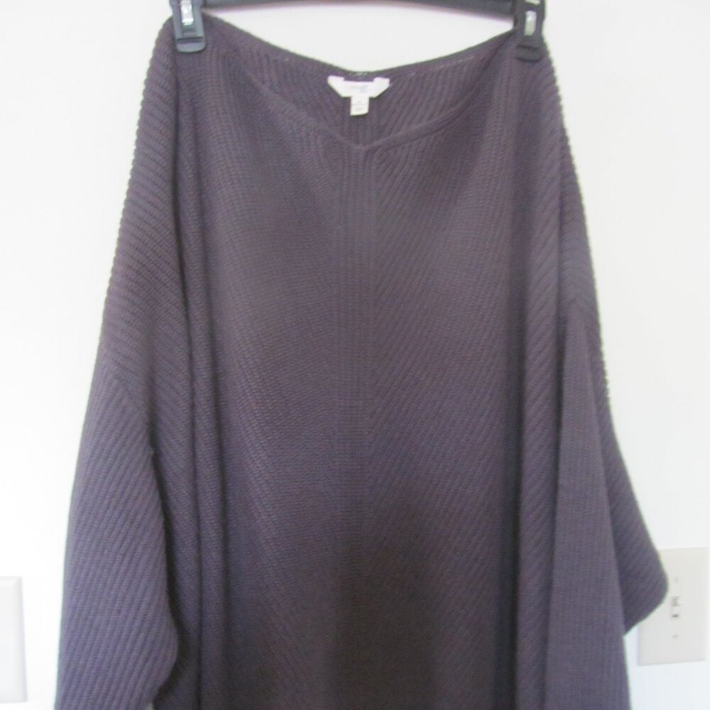 Terra & Sky Dark Grey Sweater Size 4X